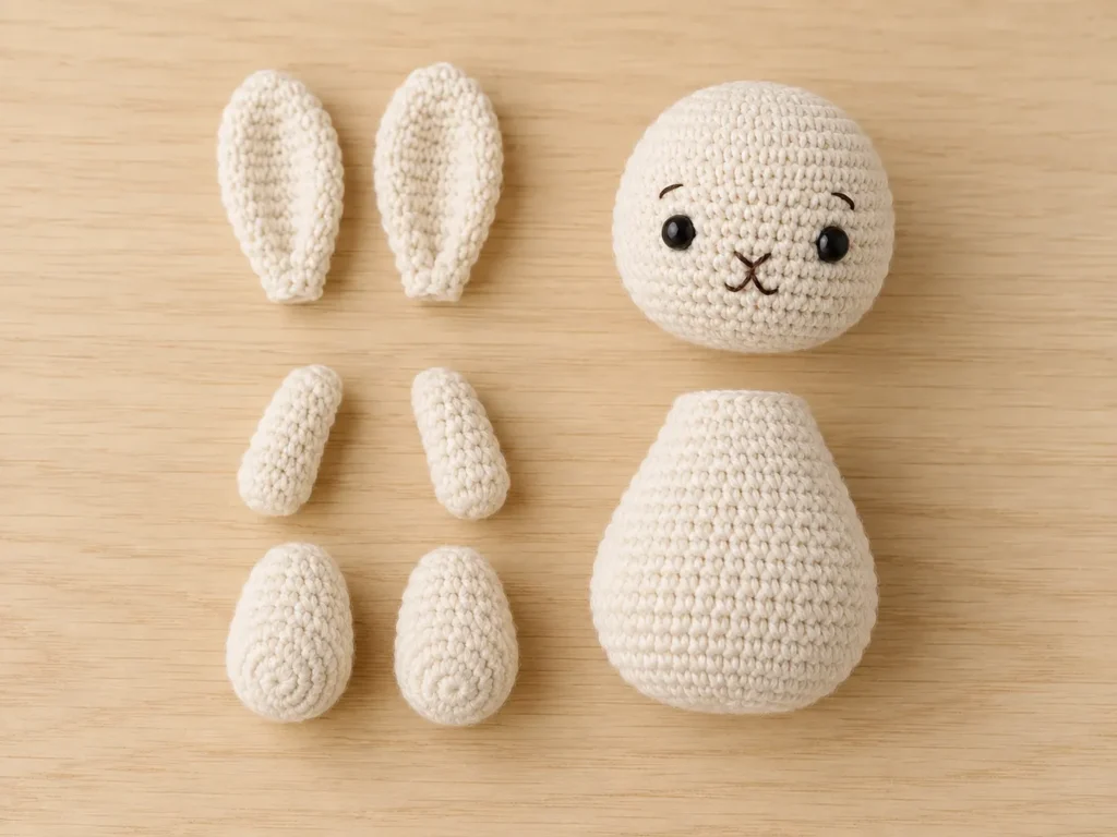 Amigurumi Hase häkeln. Kostenlose Anleitung für Anfänger