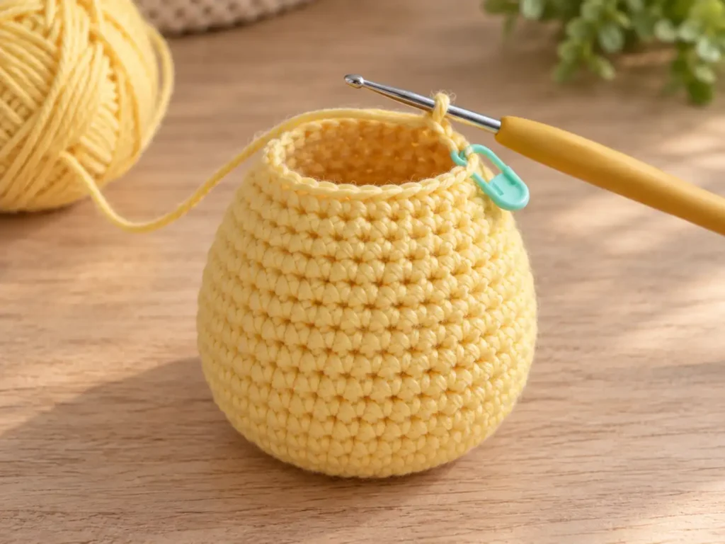 Kuscheltier häkeln für Anfänger. einfaches Kuschelküken