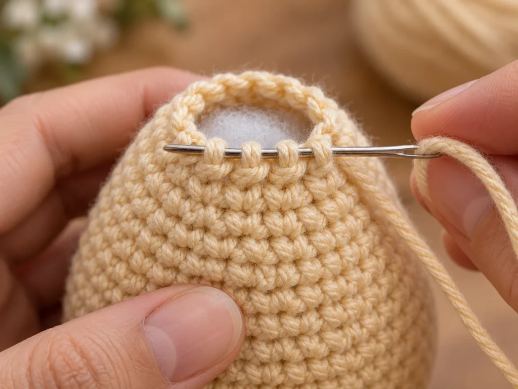 Kuscheltier häkeln für Anfänger. einfaches Kuschelküken