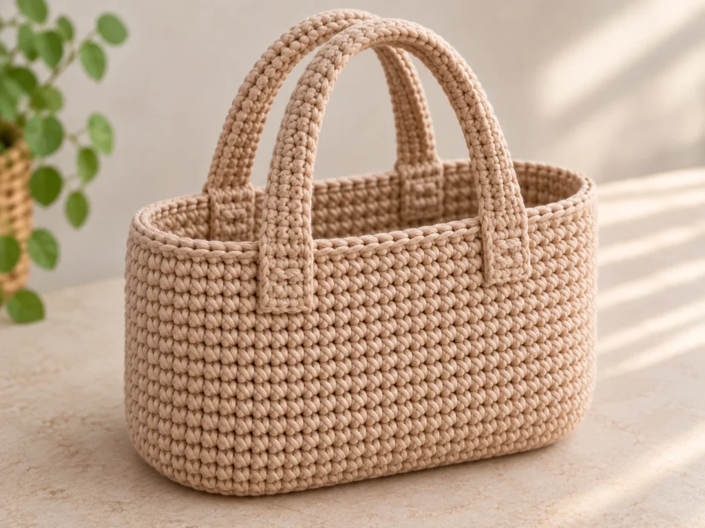 Häkelhandtasche 