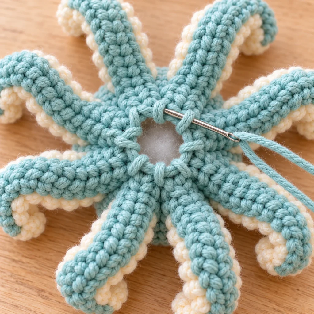 Amigurumi häkeln für Kinder. kostenlose Oktopus-Anleitung