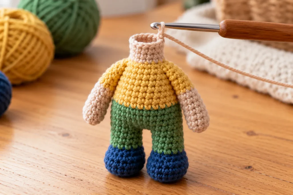 Mini Puppe häkeln. kostenlose Anleitung