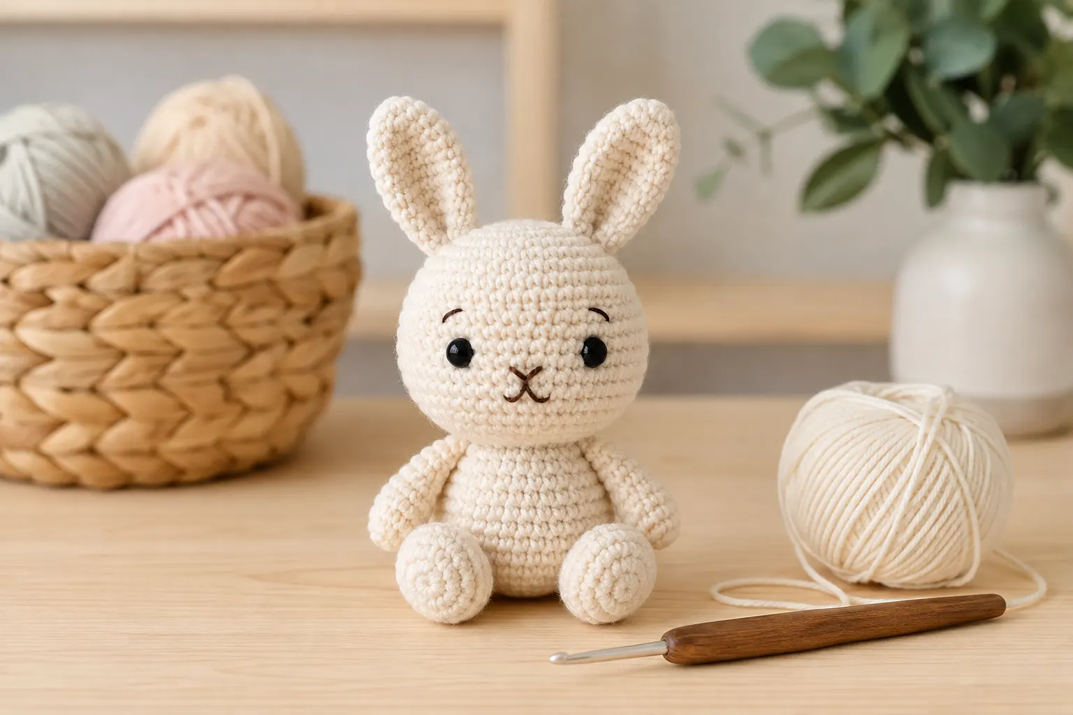 Amigurumi Hase häkeln. Kostenlose Anleitung für Anfänger